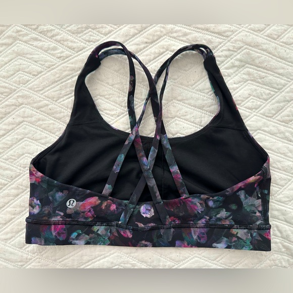 LULULEMON/Energy Floral Sports Bra-S/M - Picture 4 of 12